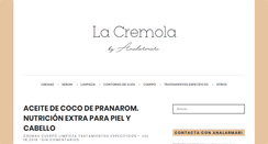 Desktop Screenshot of lacremola.com