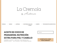 Tablet Screenshot of lacremola.com